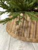 Корзина 70см плетёная под ёлку, разные цвета