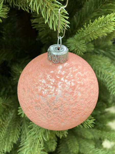 Шар елочный стекл. 8 см, [116s]