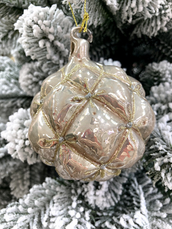 Шар елочный стекл. [66351]