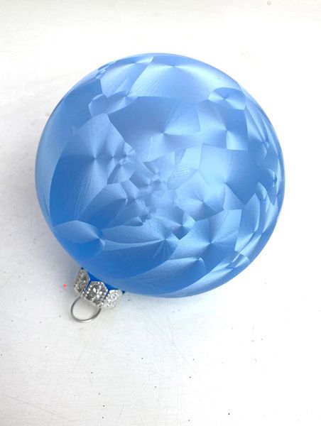 Шар елочный стекл. 8 см, [G-77]