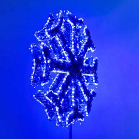 Макушка для елки "Снежинка Стандарт мишура"