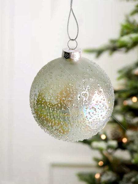 Шар елочный стекл. [5983-1]
