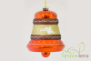 Украшение для больших ёлок "Колокольчик с рисунком"