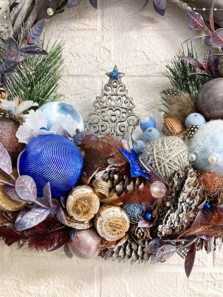 Рождественский венок "Прованс"