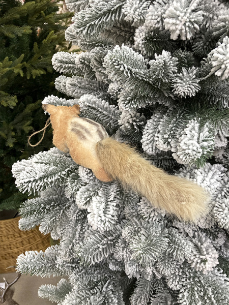 Украшение елочное Белка 9x7x35см [67578]
