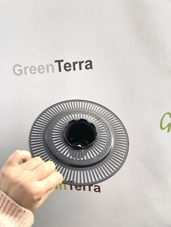 Кашпо Лира подвесное с дренажной вставкой, белое, ø 27см, высота 20.4см, объём 7л. [IK-7]