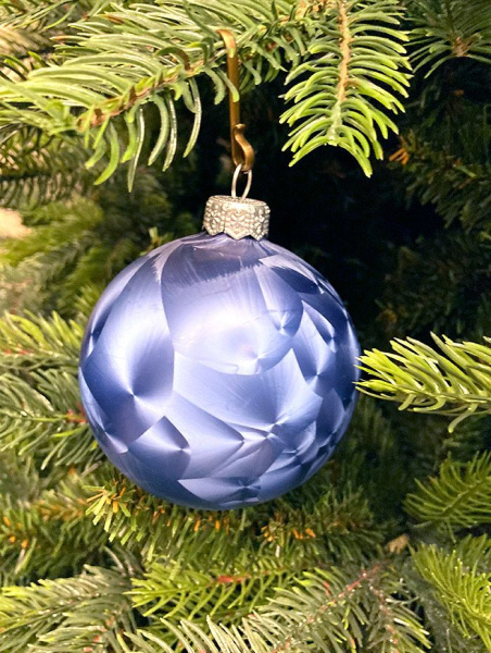 Шар елочный стекл. 8 см, [190]