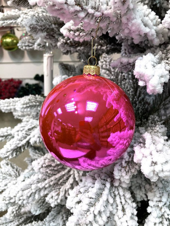 Шары пластиковые, малиновый глянец Шары пластиковые, малиновый глянец