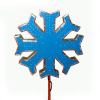 Макушка на искусственную ель "Снежинка Стандарт" синий