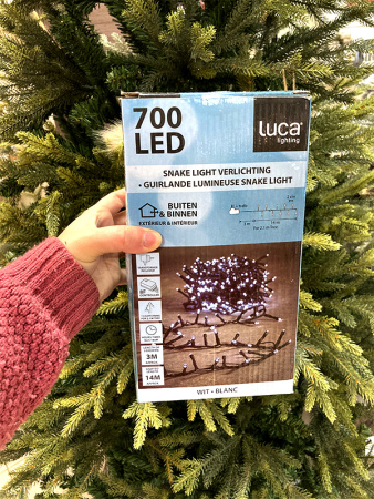 Светодиодная гирлянда Luca Snake 14м, 700 холодных белых LED [83774]