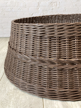 Корзина 65см плетёная под ёлку, разные цвета