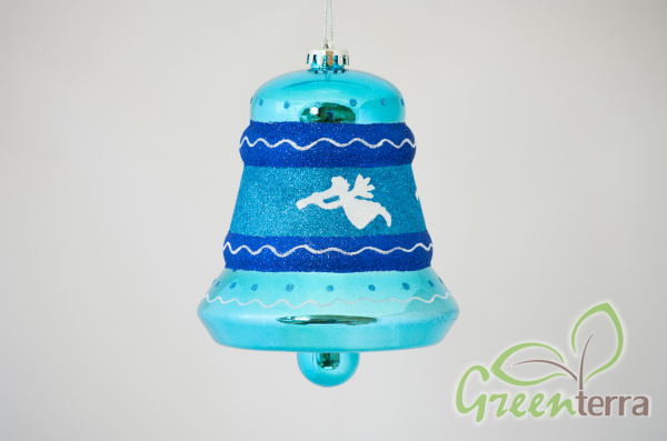 Украшение для больших ёлок "Колокольчик с рисунком"