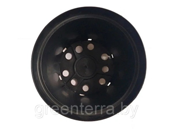 Горшок для рассады круглый литой 0.5л, ø11см, высота 8,5см.