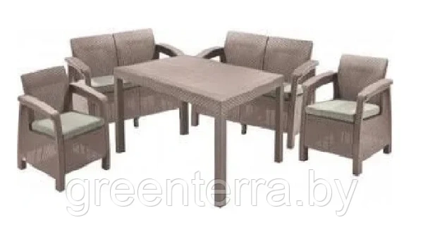 Комплект мебели Corfu II Fiesta, капучино [227586]