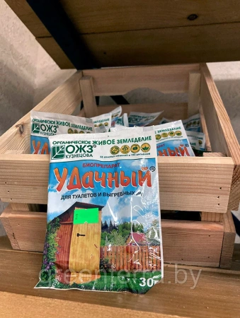 Биопрепарат "Удачный" для туалетов и выгребных ям, порошок 30 гр