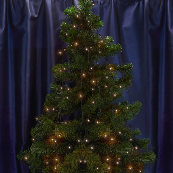 Светодиодная гирлянда Feron CL08 600LED тепл. белый, 60м, c эффектом стробов, IP 44 [32320]