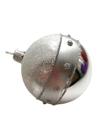 Шар пластиковый декорированный