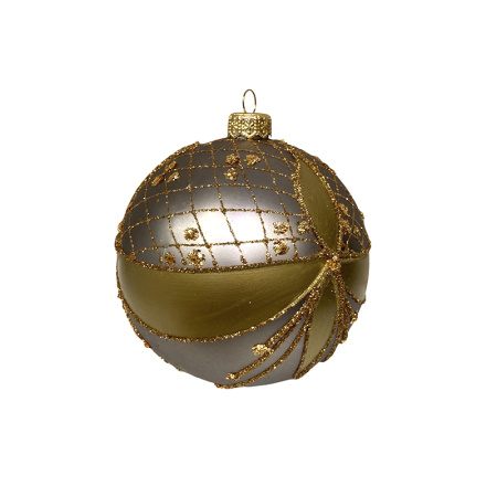 Набор шаров пластик. декор №6 разные цвета, 6см / 8см / 10см Шар пластиковый декорированный