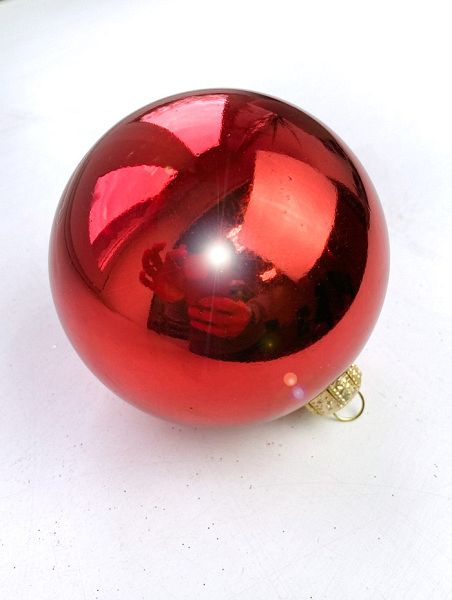 Шары пластиковые, красный глянец Шары пластиковые, глянец красный