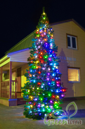 Комплект новогоднего освещения "Цветной каскад"