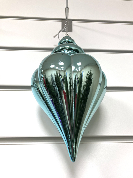 Украшение елочное "Сосулька" 25см голубой [HL202502]