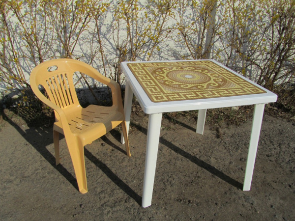 Набор садовой мебели "Греческий орнамент-3"