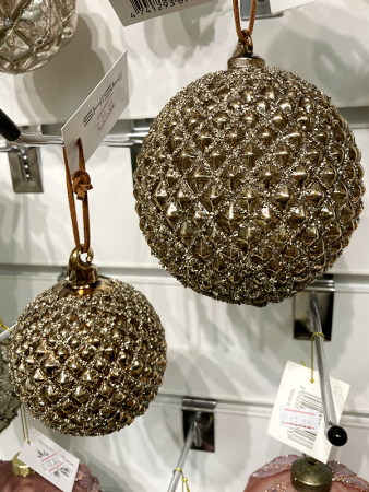 Шар елочный стекл. 10см [67240]