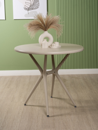 Стол круглый Teori бежевый