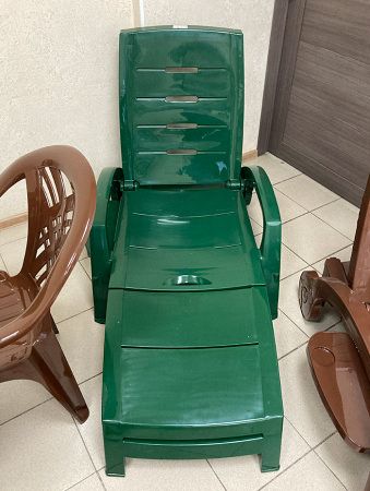 Шезлонг-лежак складной на колесах [150-0008]