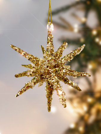 Игрушка елочная стекл. [5667