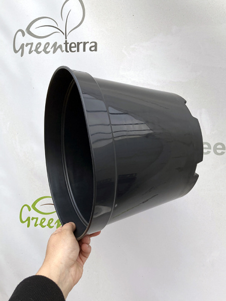 Горшок круглый литой 7.5л, ø 25см, высота 20см