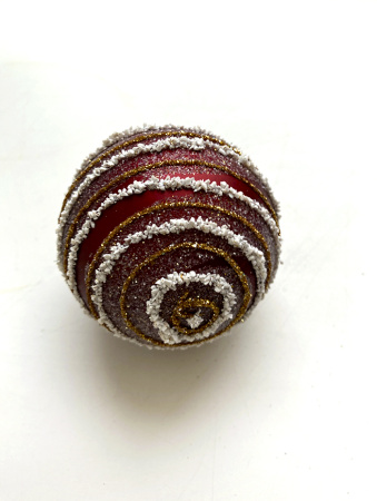 Шар пластиковый декорированный