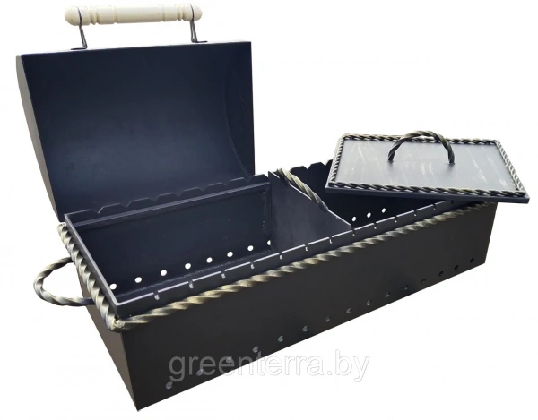 Жаровня 80х31х20см (5см) с крышкой гриль