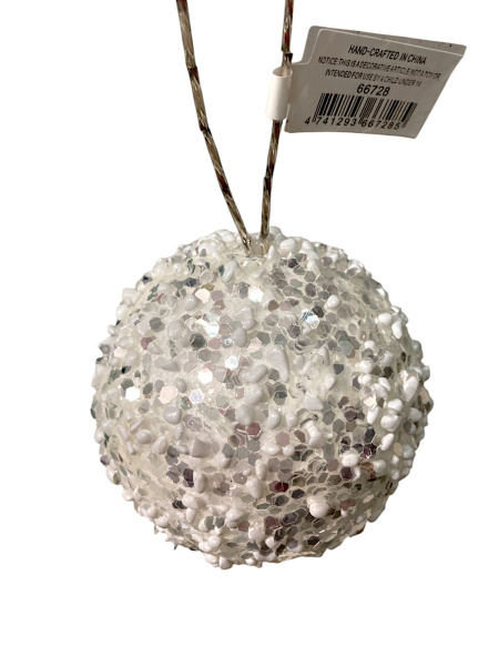 Шар елочный 8см [66728]