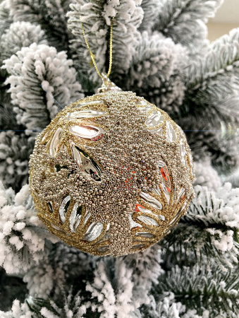 Шар елочный стекл. [63540]