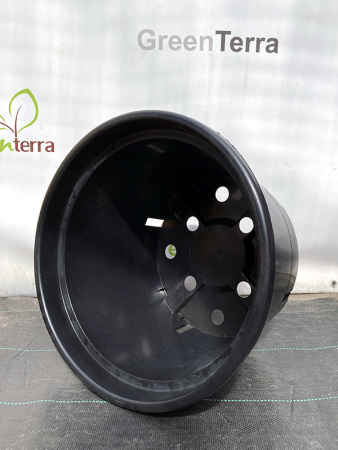 Горшок круглый под саженцы 25л, ø 43см, высота 26 см