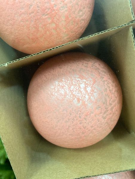 Шар елочный стекл. 8 см, [116s]