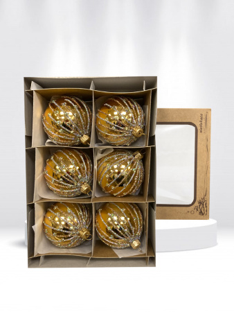 Шар пластиковый декорированный