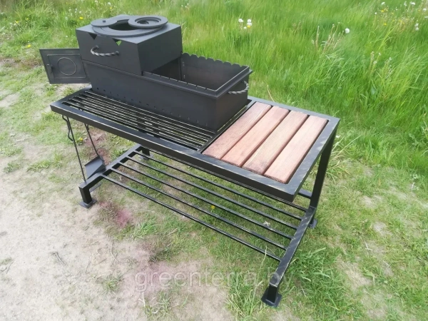 Кованый мангал-очаг "Бухарест"