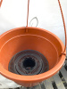 Кашпо Лира подвесное с дренажной вставкой, терра, ø 27см, высота 20.4см, объём 7л. [IK-7]
