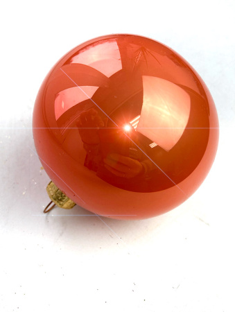 Шар елочный стекл. "Глянцевый" 8 см, [147]