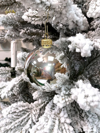 Шары пластиковые, серебро глянец Шары пластиковые, глянец серебро