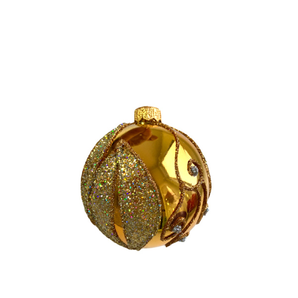 Набор шаров пластик. декор №11 разные цвета, 6см / 8см / 10см Шар пластиковый декорированный