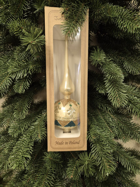 Стеклянная верхушка декор №3