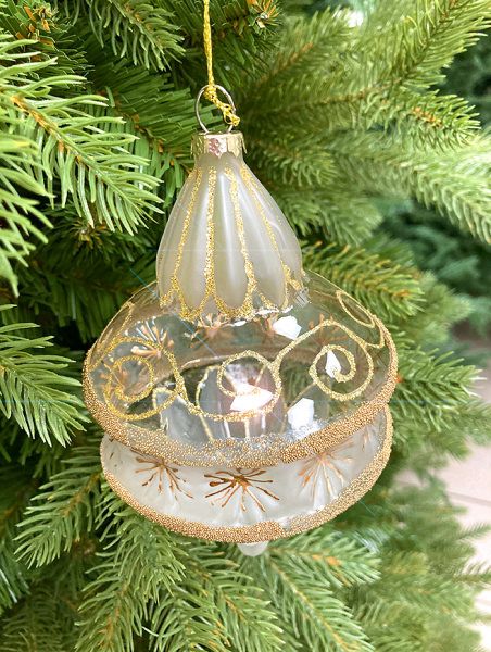 Игрушка елочная стекл. [55532]