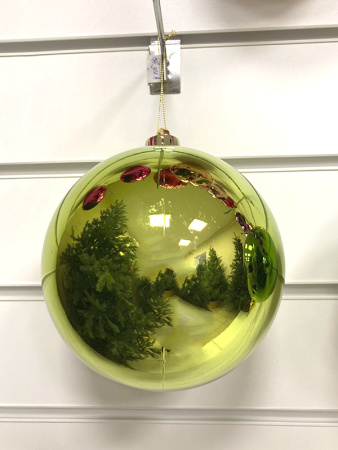 Шары пластиковые, глянец св зеленый а