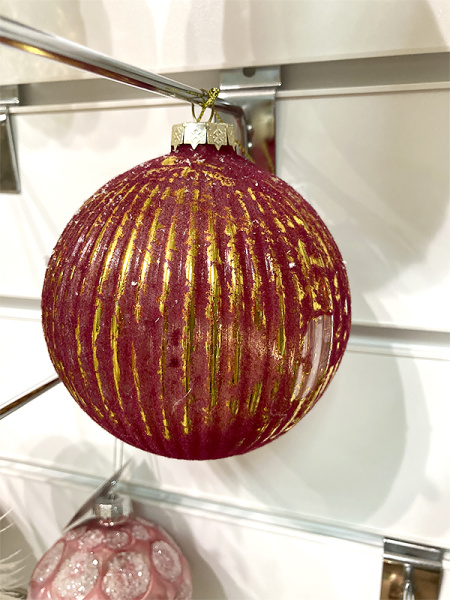 Шар елочный стекл. 10см [20497-10/C19]