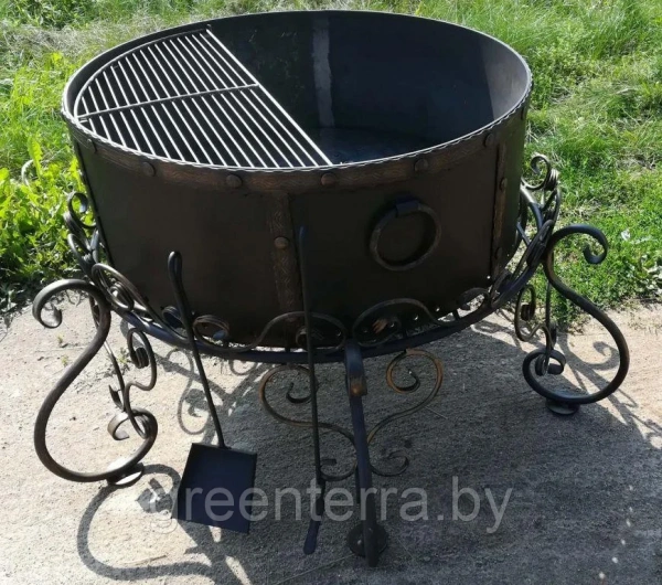 Кованый мангал-кострище "Санторин"