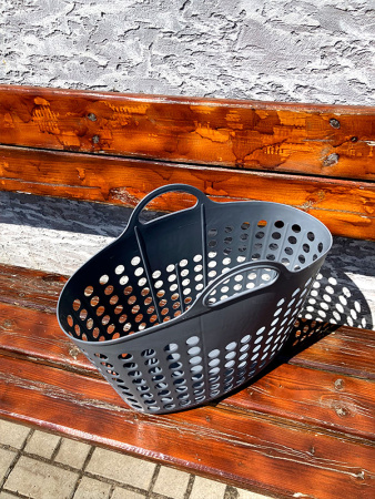Корзина пластиковая Unibag (серая)