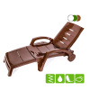 Шезлонг-лежак складной на колесах [150-0008], шоколадный